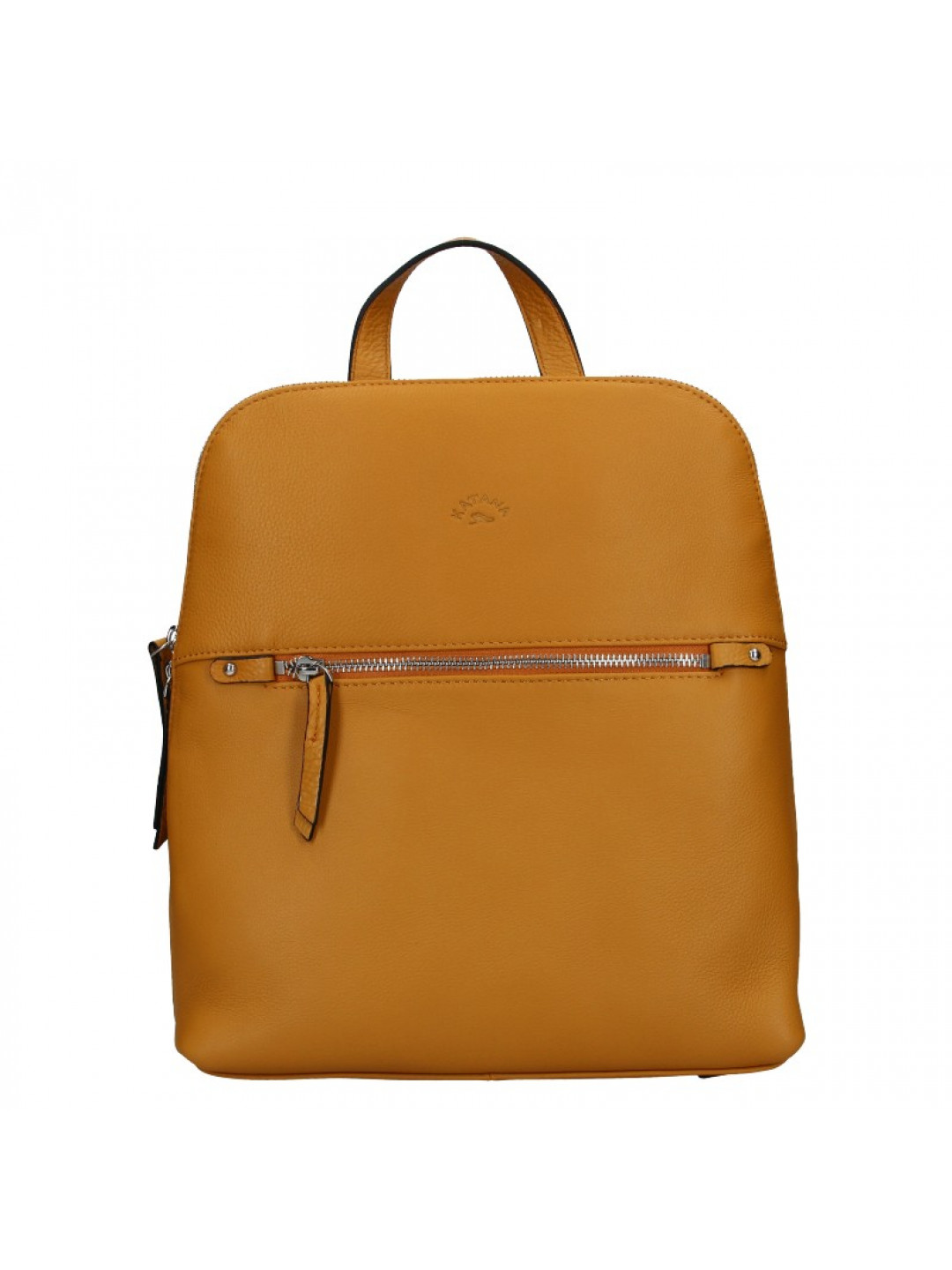 Dámský kožený batoh Katana Adléta – hořčicová